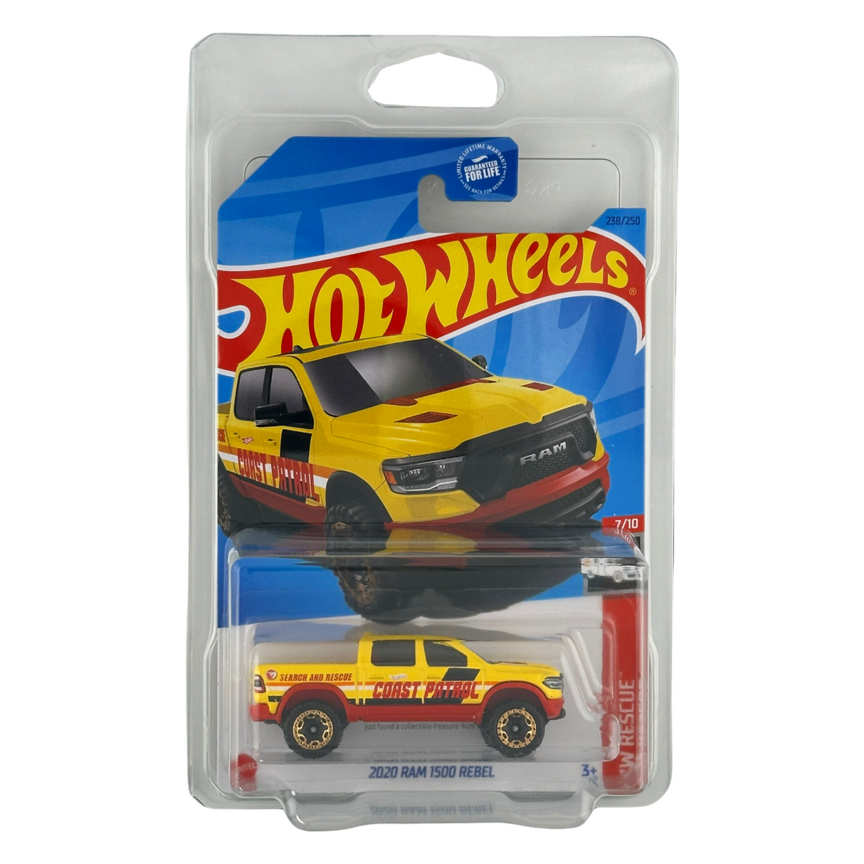 Hot Wheels 2020 Ram 1500 Rebel HW Rescue Diecast Car (Treasure Hunt)