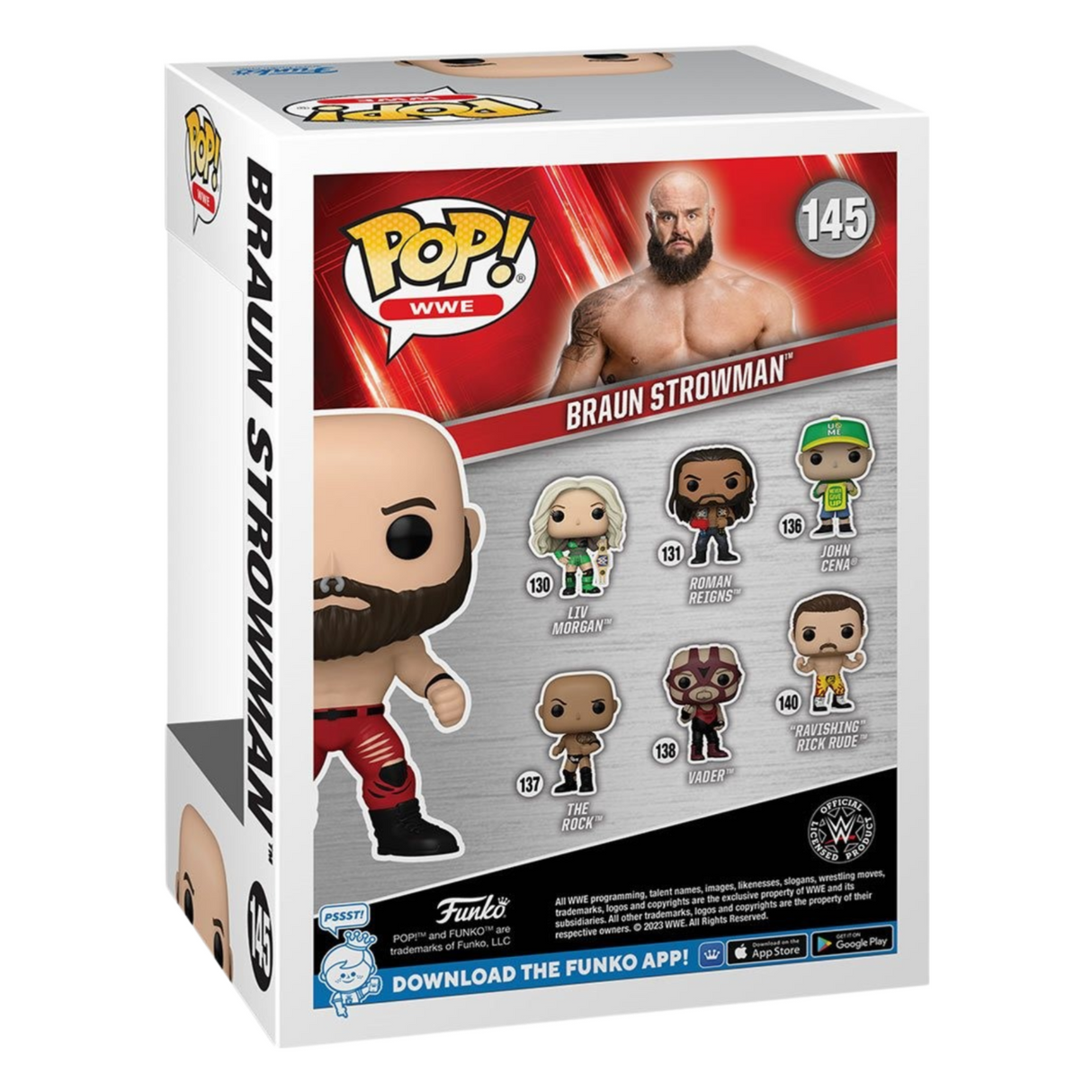 WWE: ¡Braun Strowman Funko Pop! Figura de vinilo WWE #145