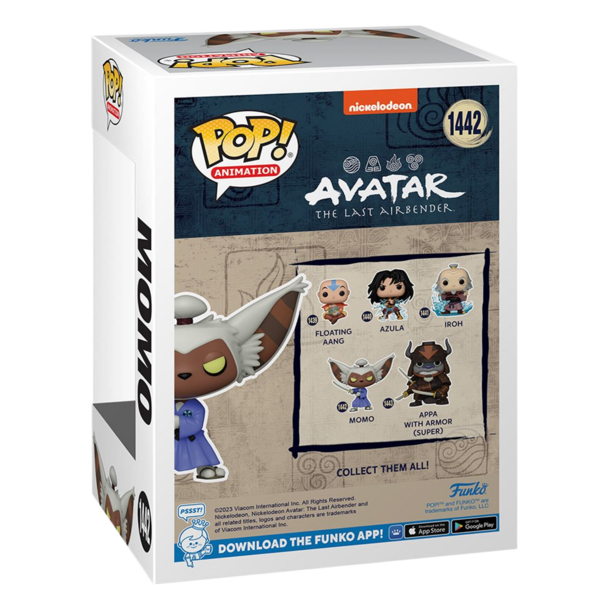 Avatar: El último maestro del aire: Momo Funko Pop! Figura de vinilo de animación #1442