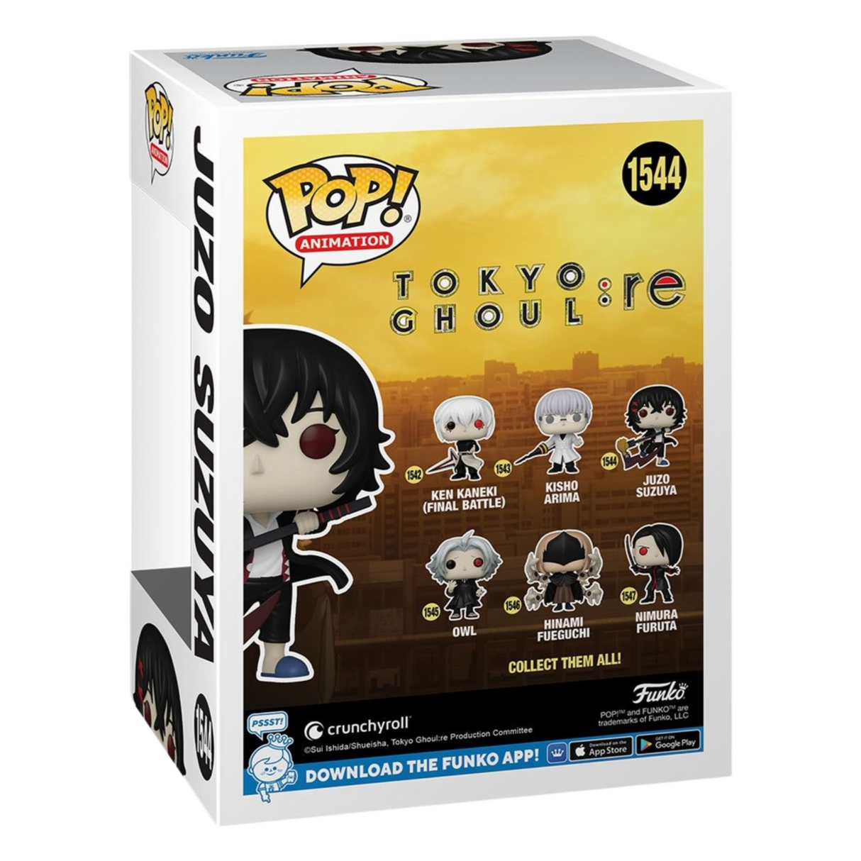 Tokyo Ghoul:re: Juzo Suzuya Funko Pop! Animation Vinyl Figure #1544