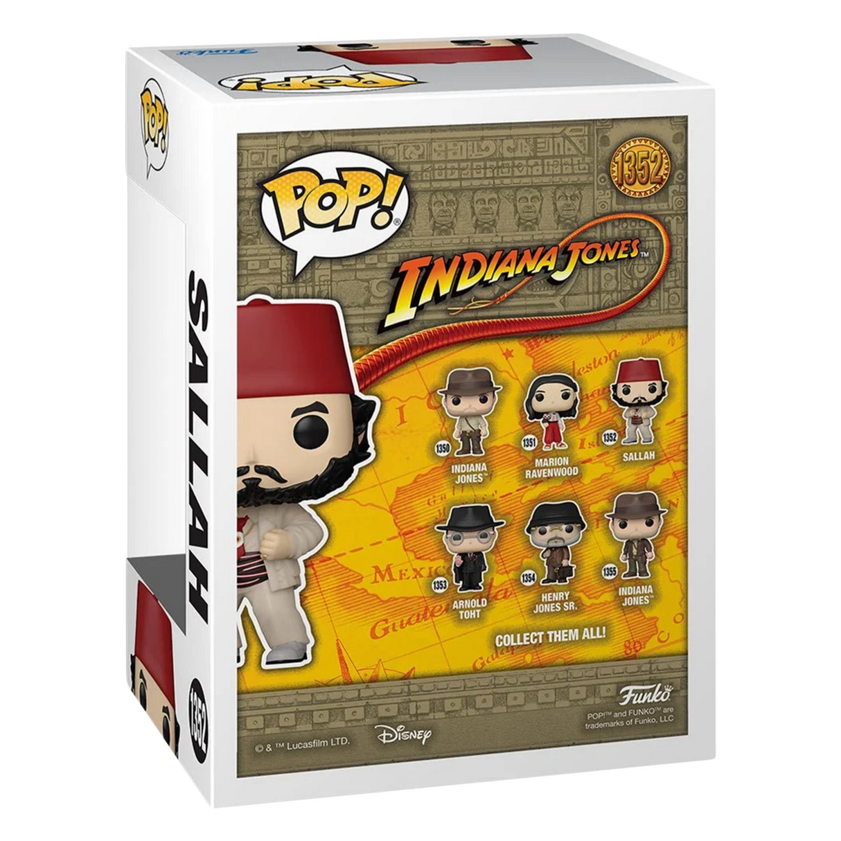 Indiana Jones: Sallah Funko Pop! Figura de vinilo n.° 1352