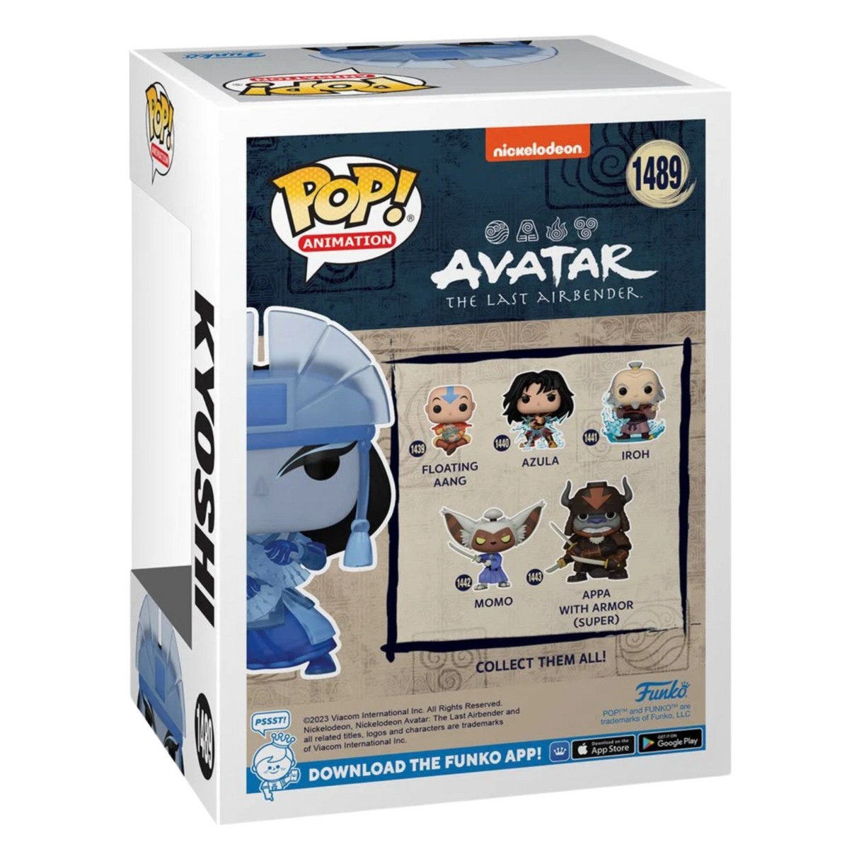 ¡Funko Pop! Avatar The Last Airbender Kyoshi Spirit brilla en la oscuridad #1489