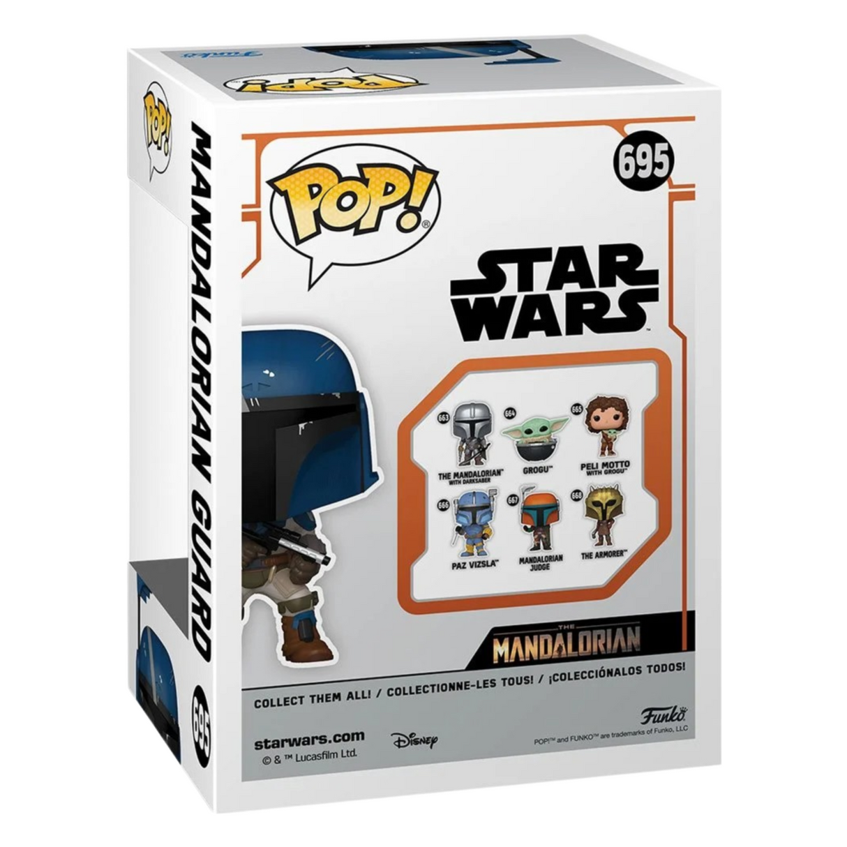 Star Wars: The Mandalorian Guard Funko Pop! Vinyl Figure #695, Entertainment Earth Exclusive