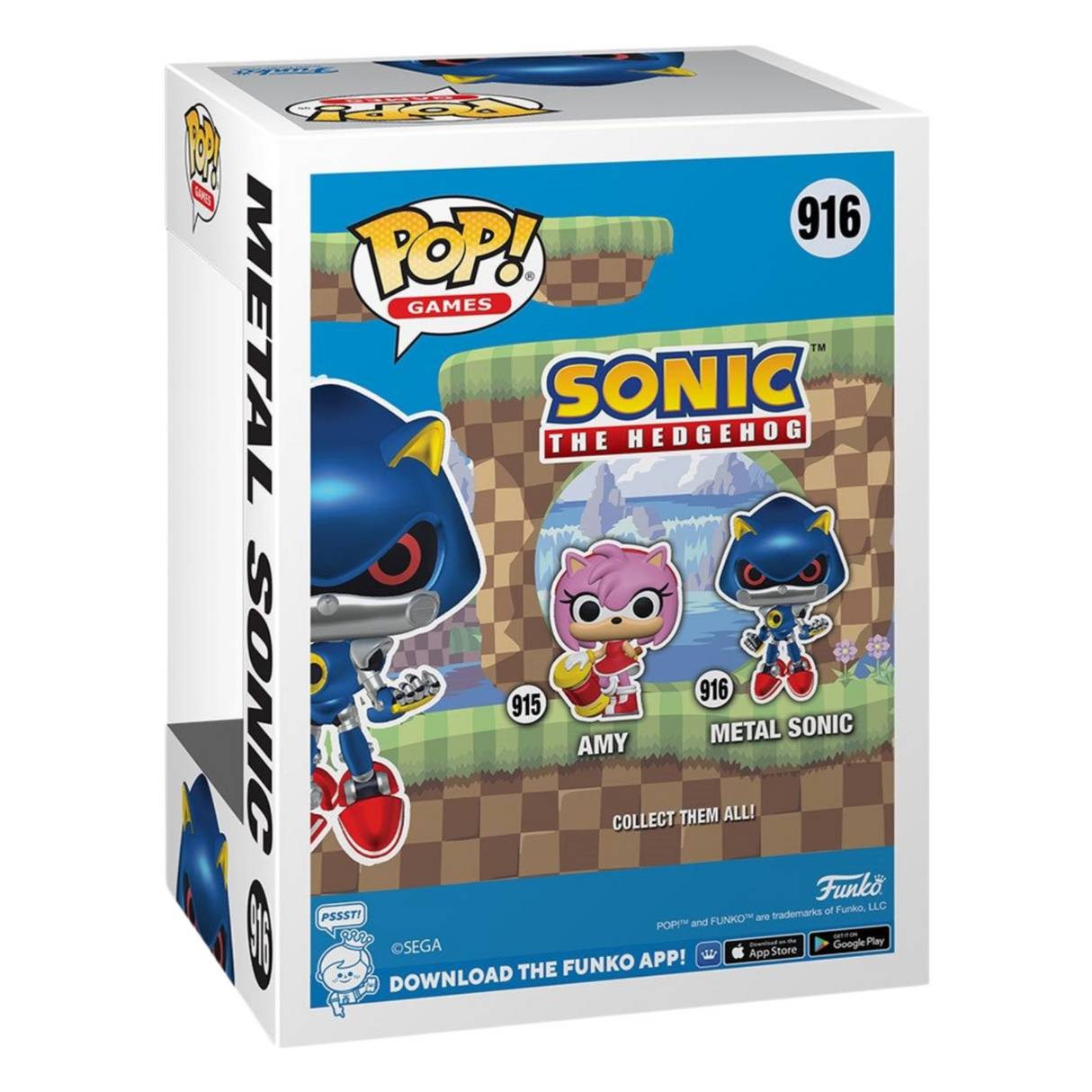 Sonic the Hedgehog Metal Sonic Funko Pop! Games Vinyl Figure #916