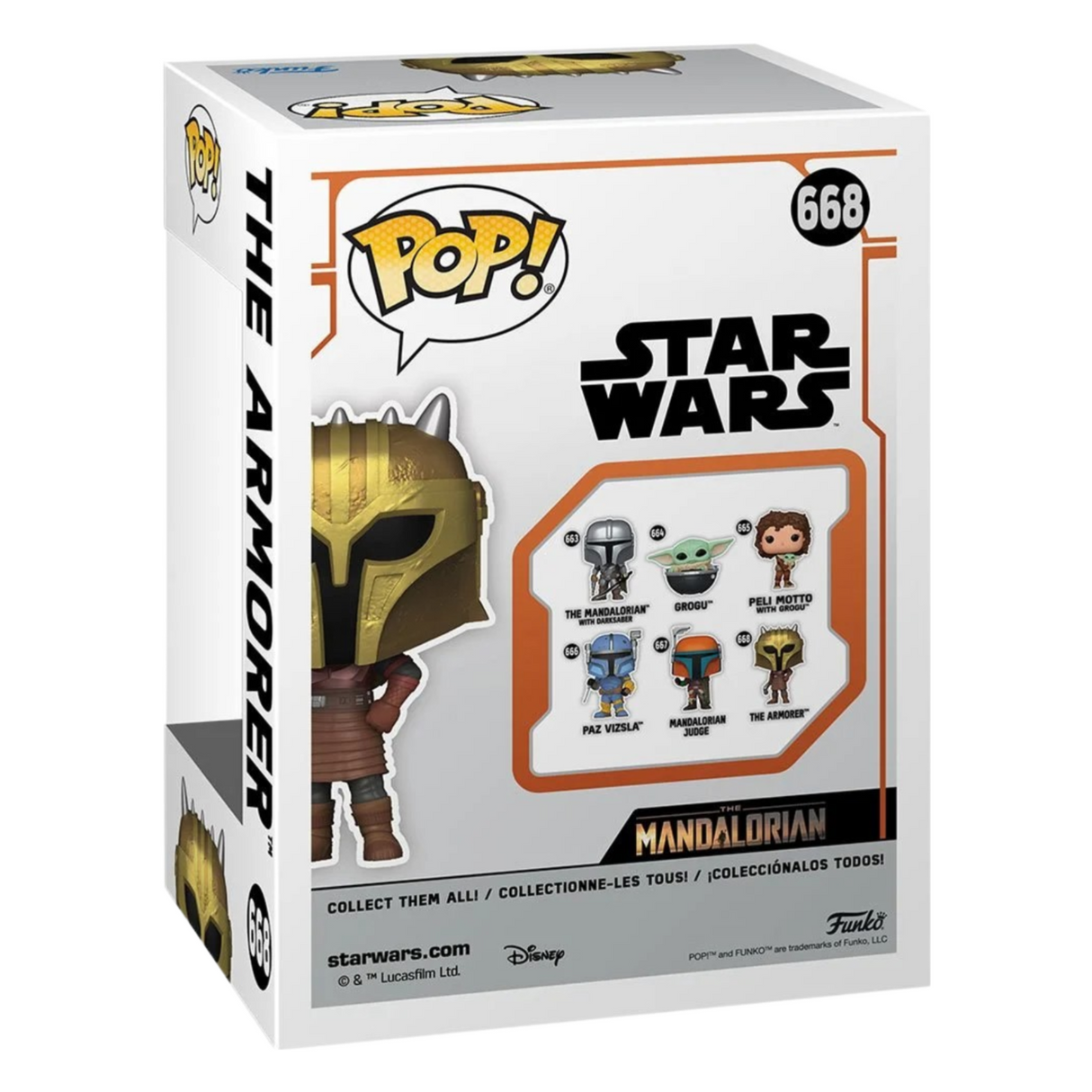 Star Wars: El Mandaloriano: El Armero Funko Pop! Figura de vinilo #668