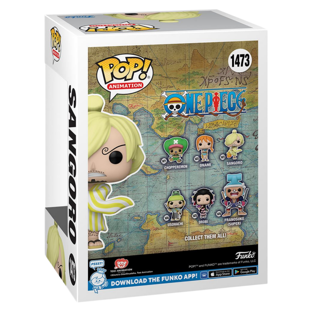 One Piece (Wano): Sangoro Funko Pop! Figura de vinilo de animación #1473