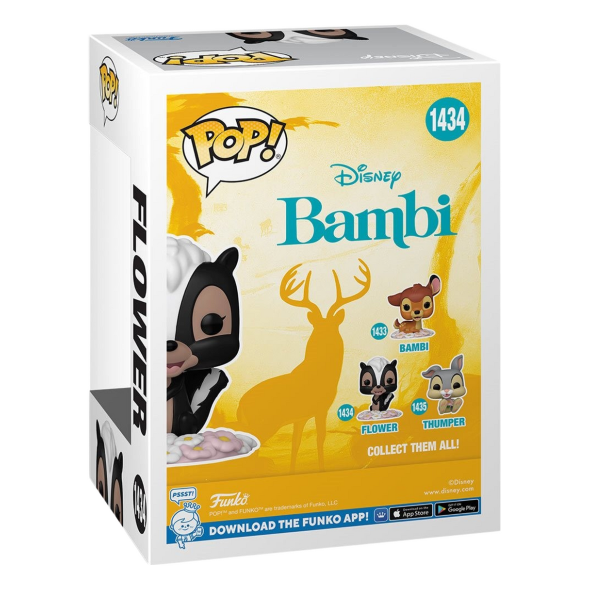 Bambi: Flor Funko Pop! Figura de vinilo n.° 1434