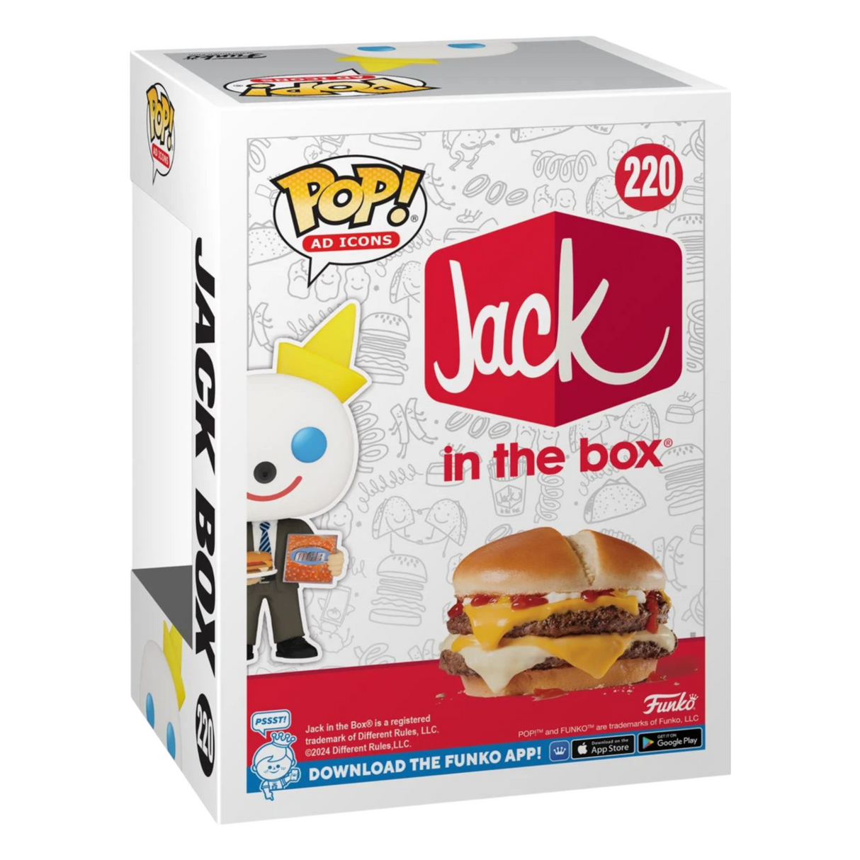 Jack in the Box: Jack Box Meaty Cheesy Boys Funko Pop! Vinyl Figure #220