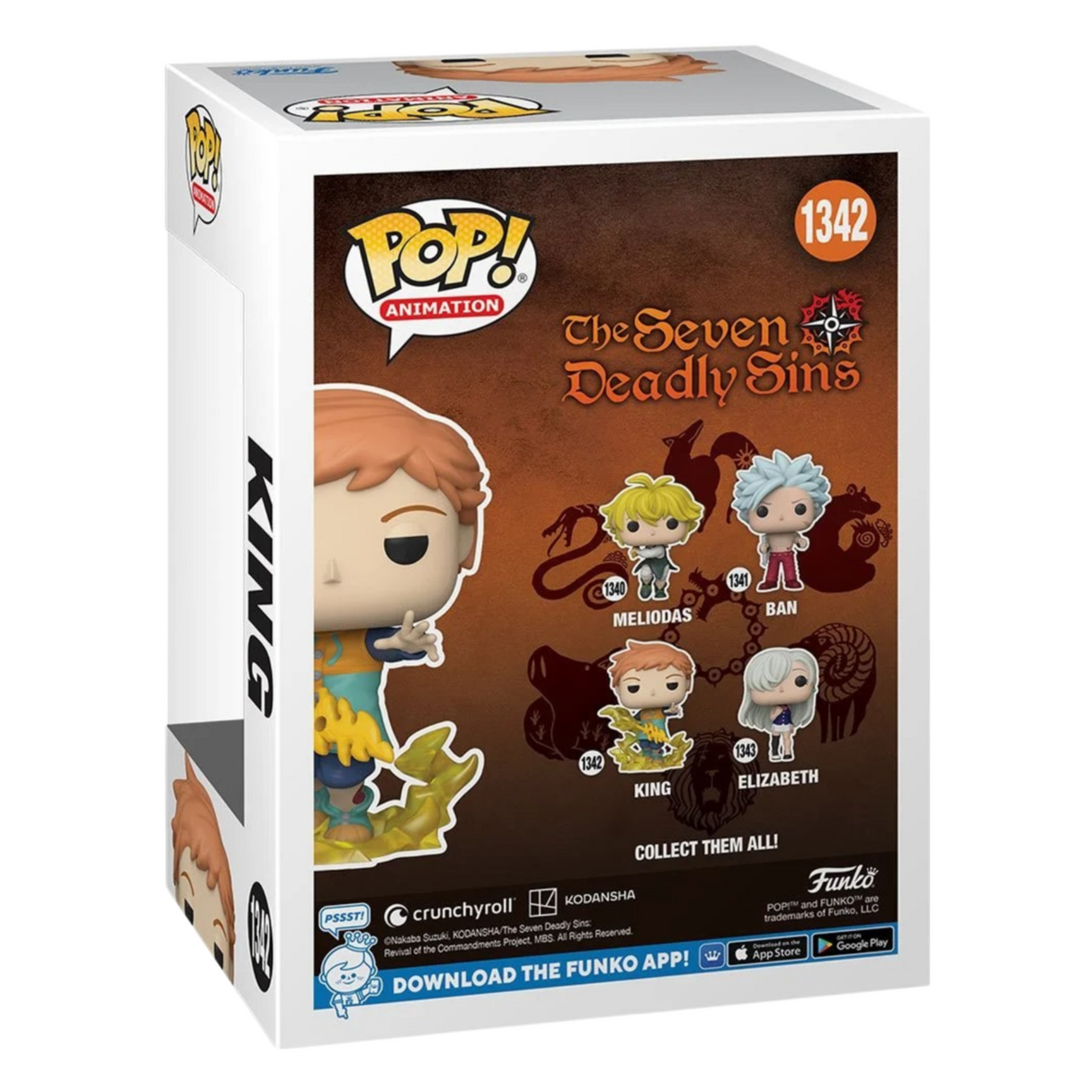 Seven Deadly Sins: King Funko Pop! Animation Vinyl Figure #1342