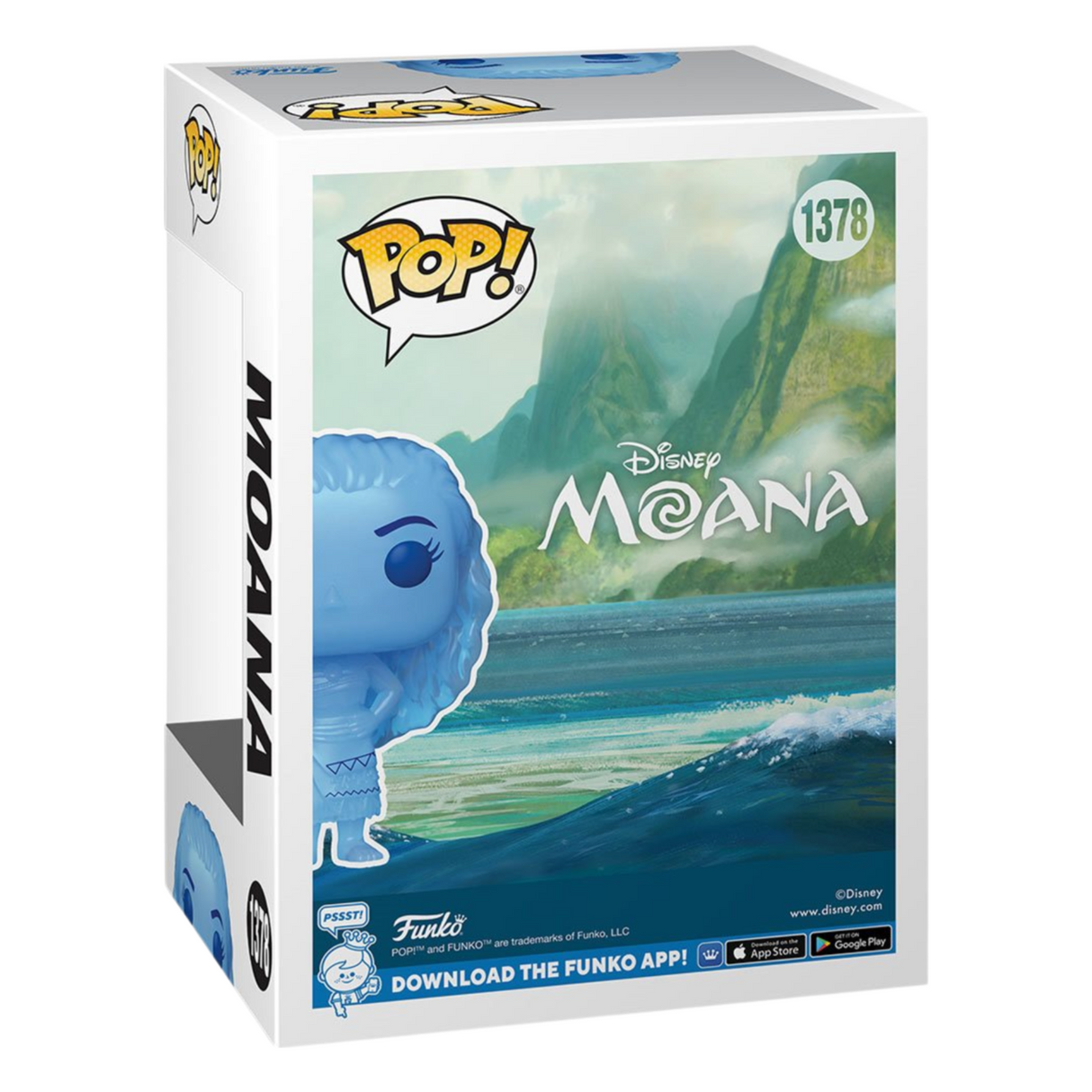 Moana Translucent Funko Pop! Vinyl Figure #1378, Entertainment Earth Exclusive