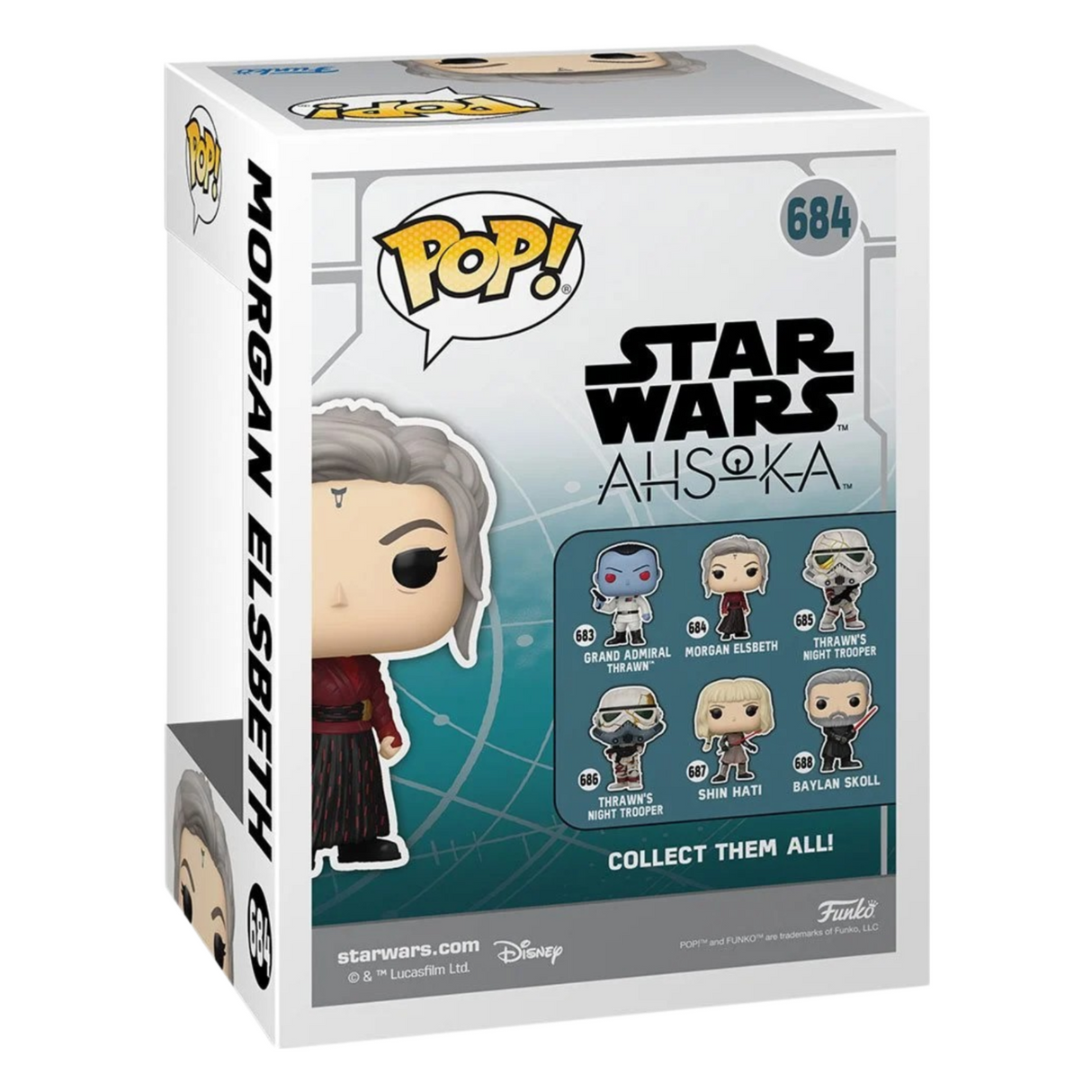 Star Wars: Ahsoka: Morgan Elsbeth Funko Pop! Figura de vinilo #684