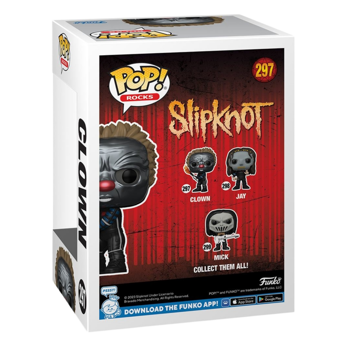 Slipknot: Payaso con Llama Metálico Funko Pop! Figura de vinilo #297