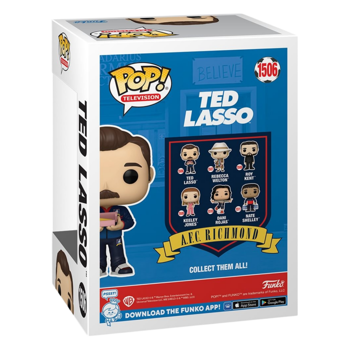 Ted Lasso: Ted con galletas Funko Pop! Figura de vinilo n.° 1506