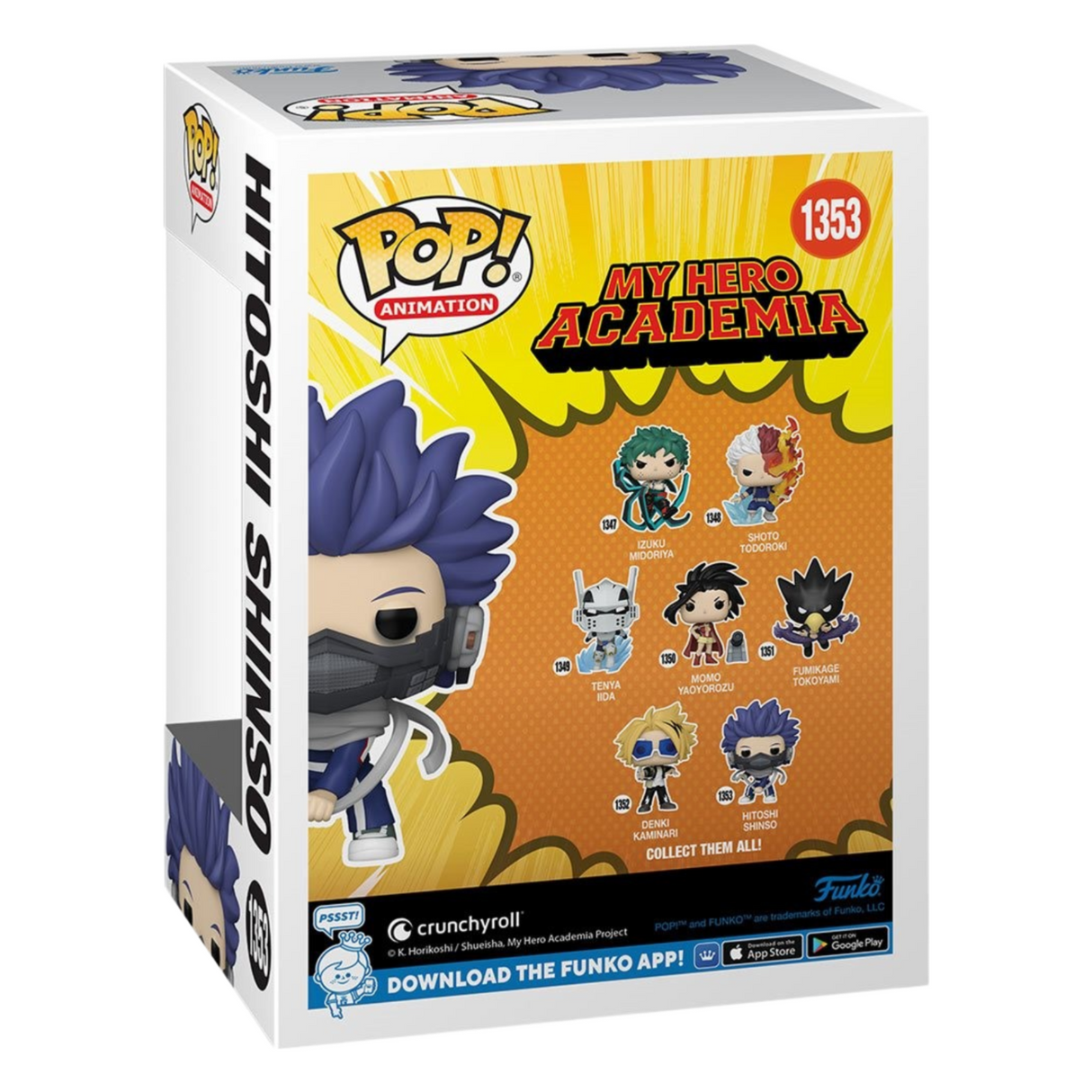 My Hero Academia: Hitoshi Shinso Funko Pop! Figura de vinilo de animación #1353