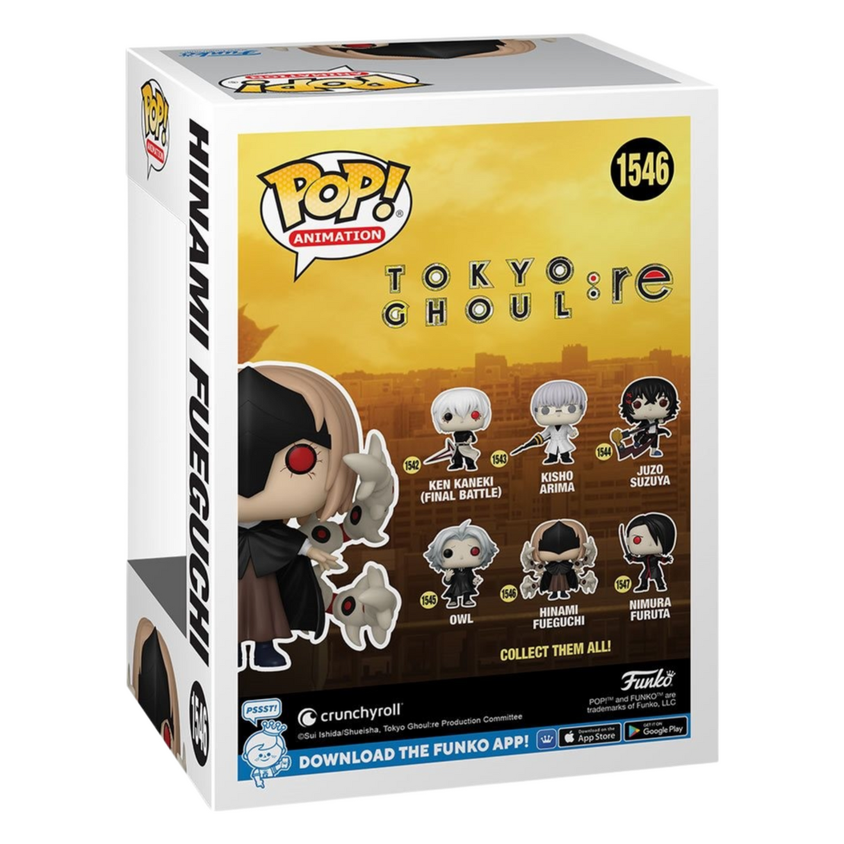 Tokyo Ghoul:re: Hinami Fueguchi Funko Pop! Animation Vinyl Figure #1546, Chase Bundle