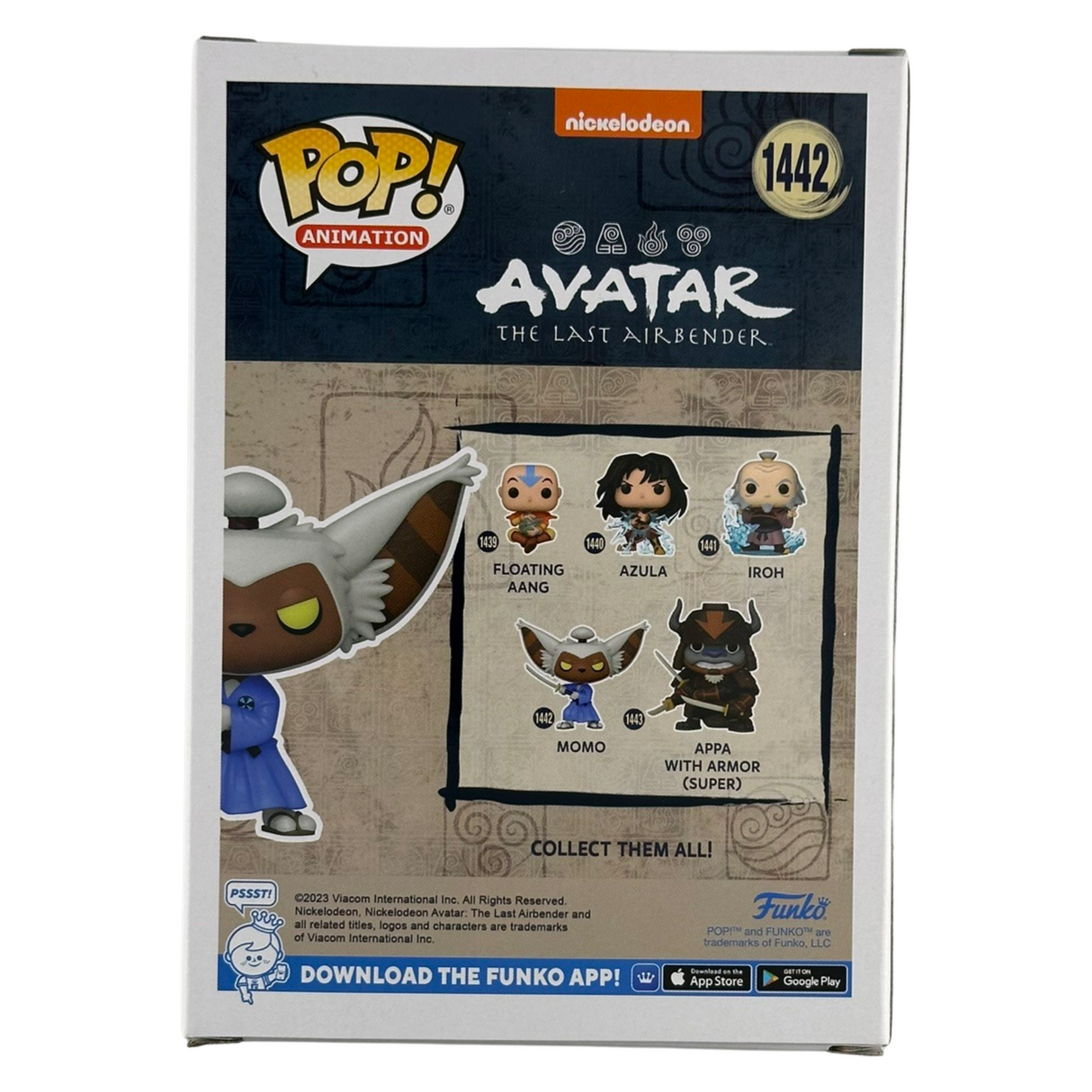 Avatar: El último maestro del aire: Momo Funko Pop! Figura de vinilo de animación #1442