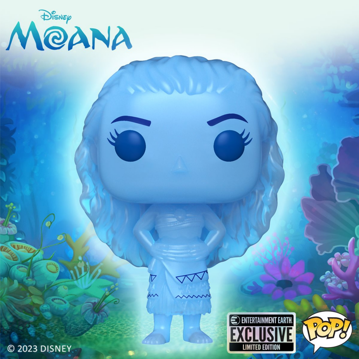 Moana Translucent Funko Pop! Vinyl Figure #1378, Entertainment Earth Exclusive