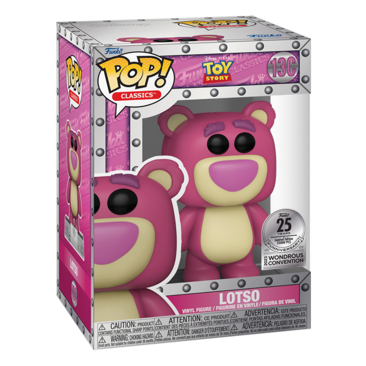 Toy Story: Lotso 25 Aniversario Funko POP! Figura de vinilo Classics n.° 13C, Funko Shop 2023 Exclusivo de Wondorus