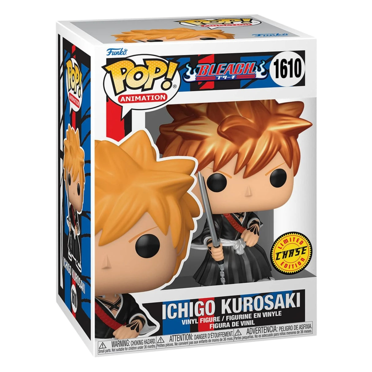 Bleach Ichigo Kurosaki (FB Shikai) Funko Pop! Vinyl Figure #1610, Chase