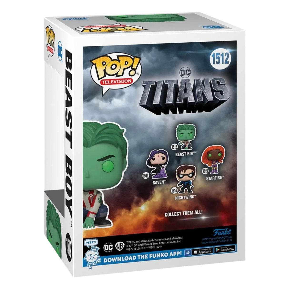 DC Titans Beast Boy Funko Pop! Vinyl Figure #1512