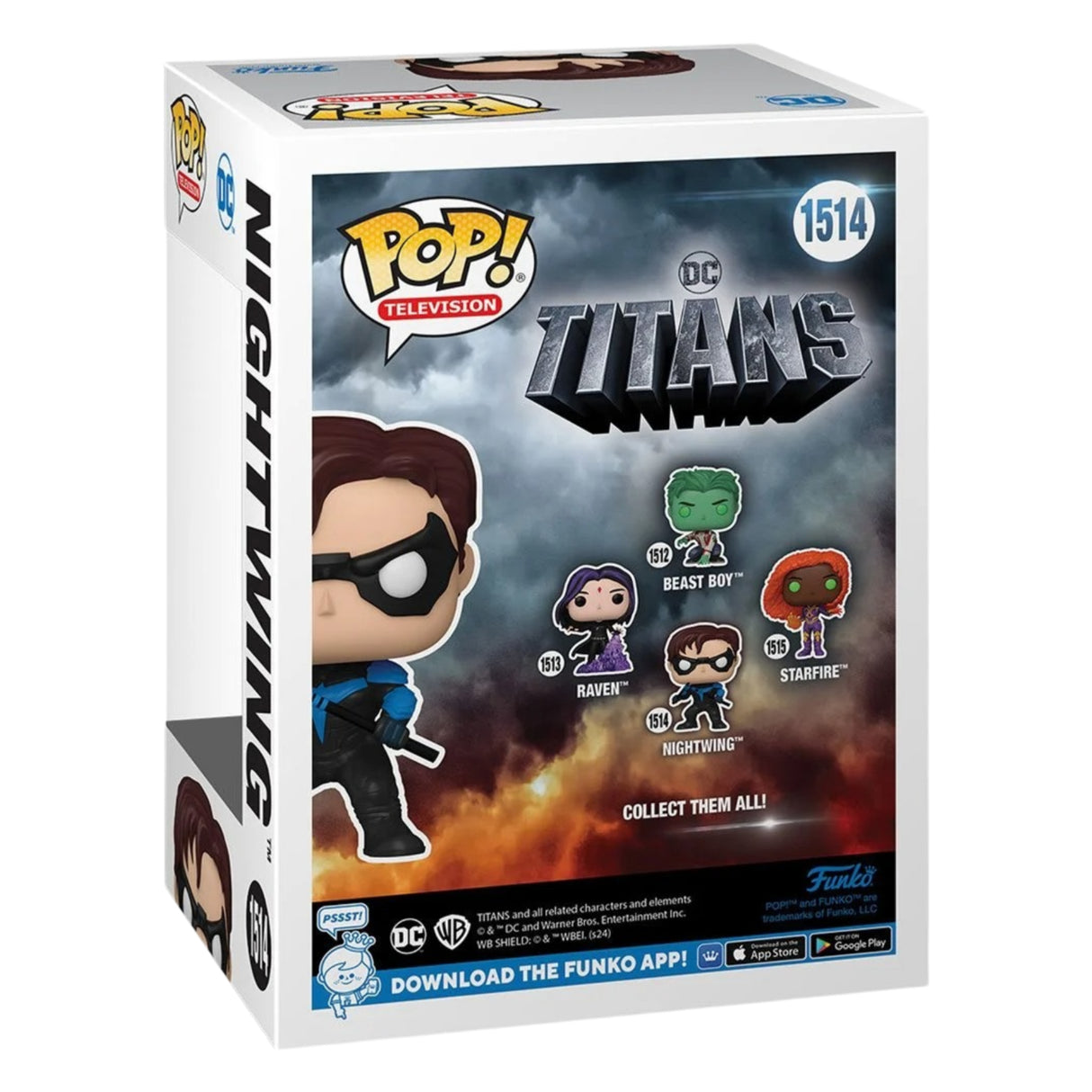 DC Titans Nightwing Funko Pop! Vinyl Figure #1514