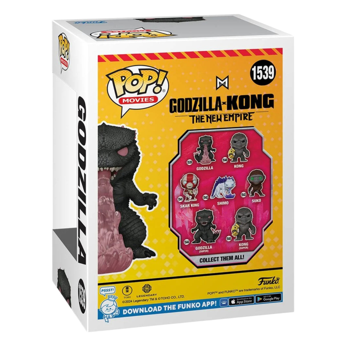 Godzilla x Kong The New Empire Godzilla with Heat-Ray Funko Pop! Vinyl Figure #1539