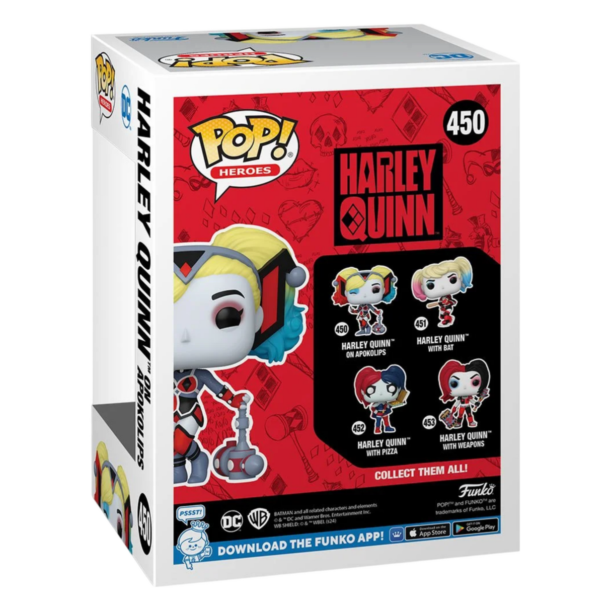 Harley Quinn: Harley Quinn en Apokolips Funko Pop! Figura de vinilo Héroes #450