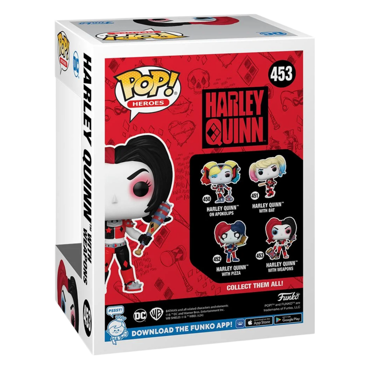 Harley Quinn: Harley Quinn con Accesorios Funko Pop! Figura de vinilo Héroes #453