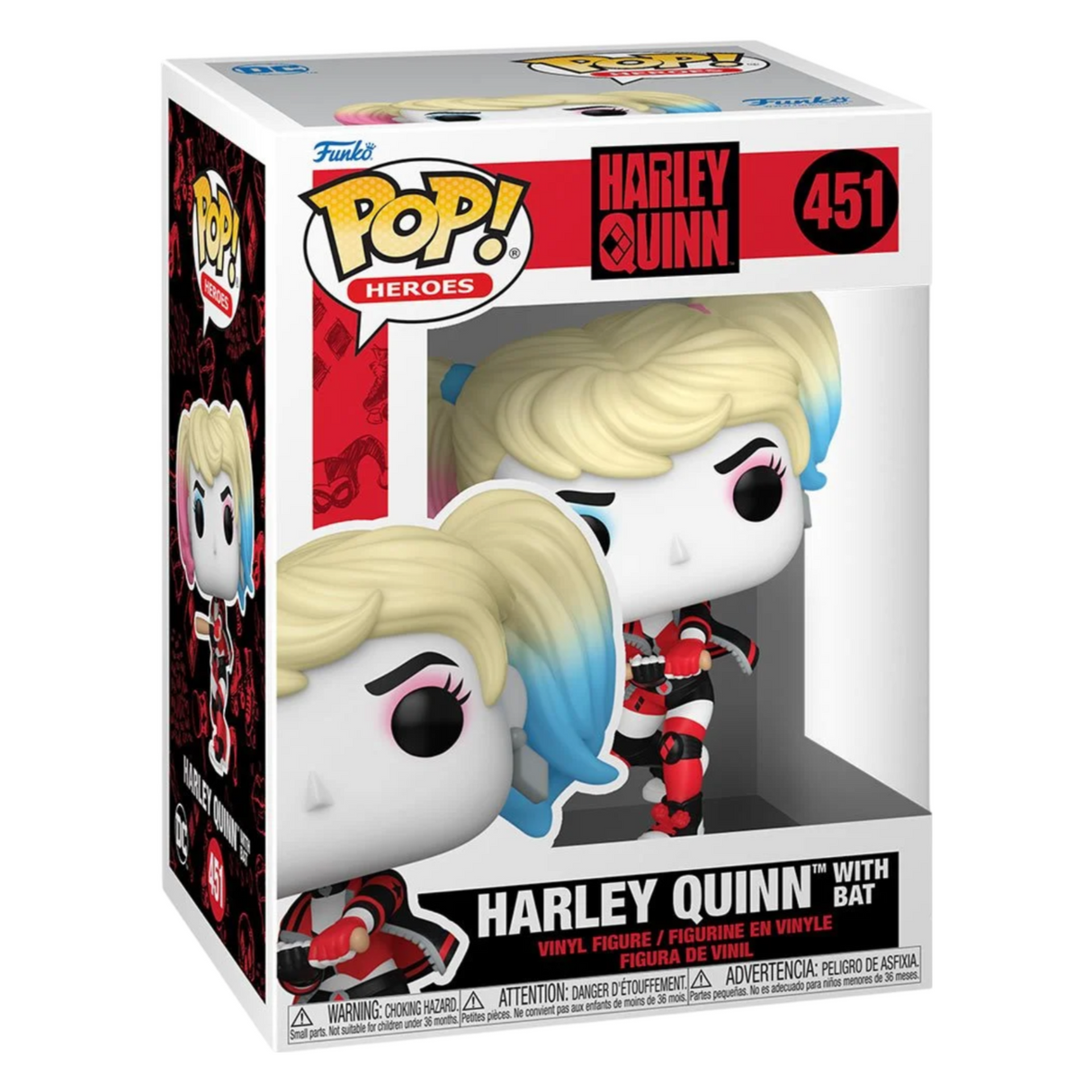 Harley Quinn: Harley Quinn with Bat Funko Pop! Heroes Vinyl Figure #451