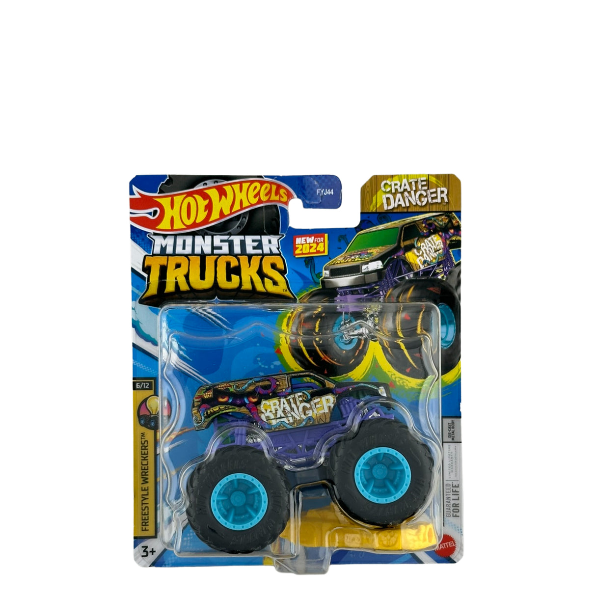 Hot Wheels Monster Trucks Crate Danger