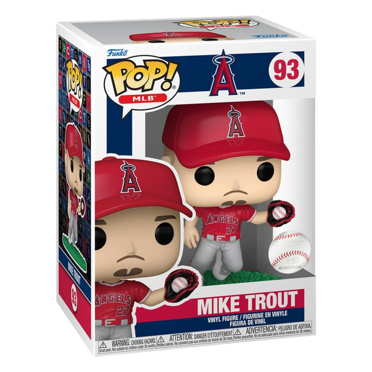 MLB Angels Mike Trout Funko Pop! Vinyl Figure #93