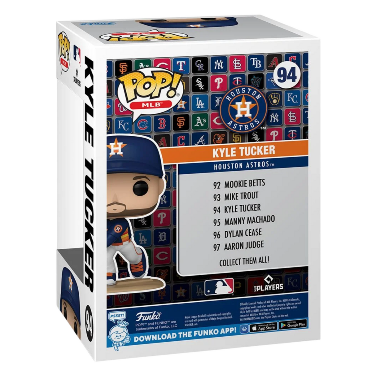 Astros de la MLB Kyle Tucker Funko Pop! Figura de vinilo #94