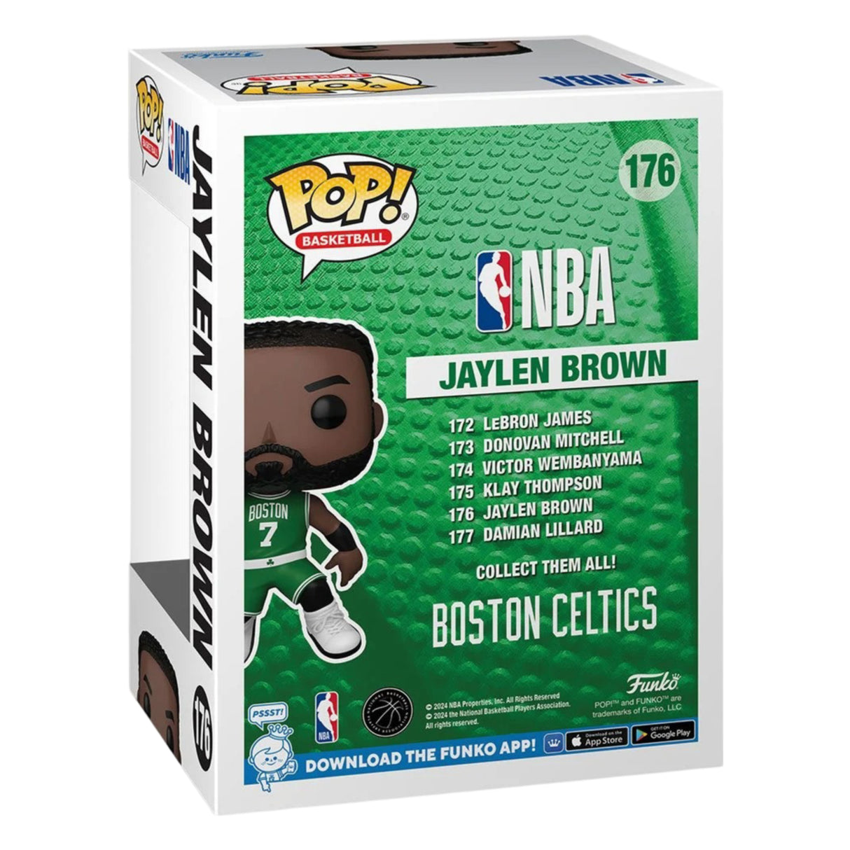 NBA Boston Celtics Jaylen Brown Funko Pop! Vinyl Figure #176