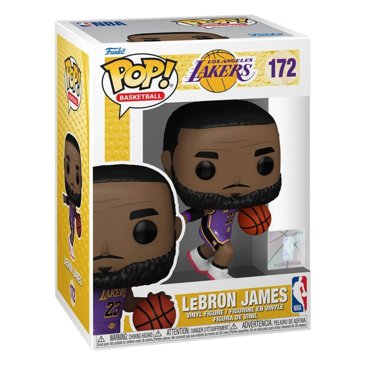 NBA LA Lakers LeBron James Funko Pop! Vinyl Figure #172