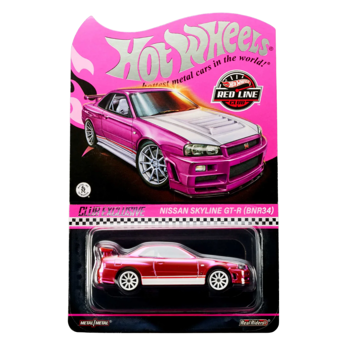 Hot Wheels Nissan Skyline GT-R (BNR34) Exclusivo del Red Line Club