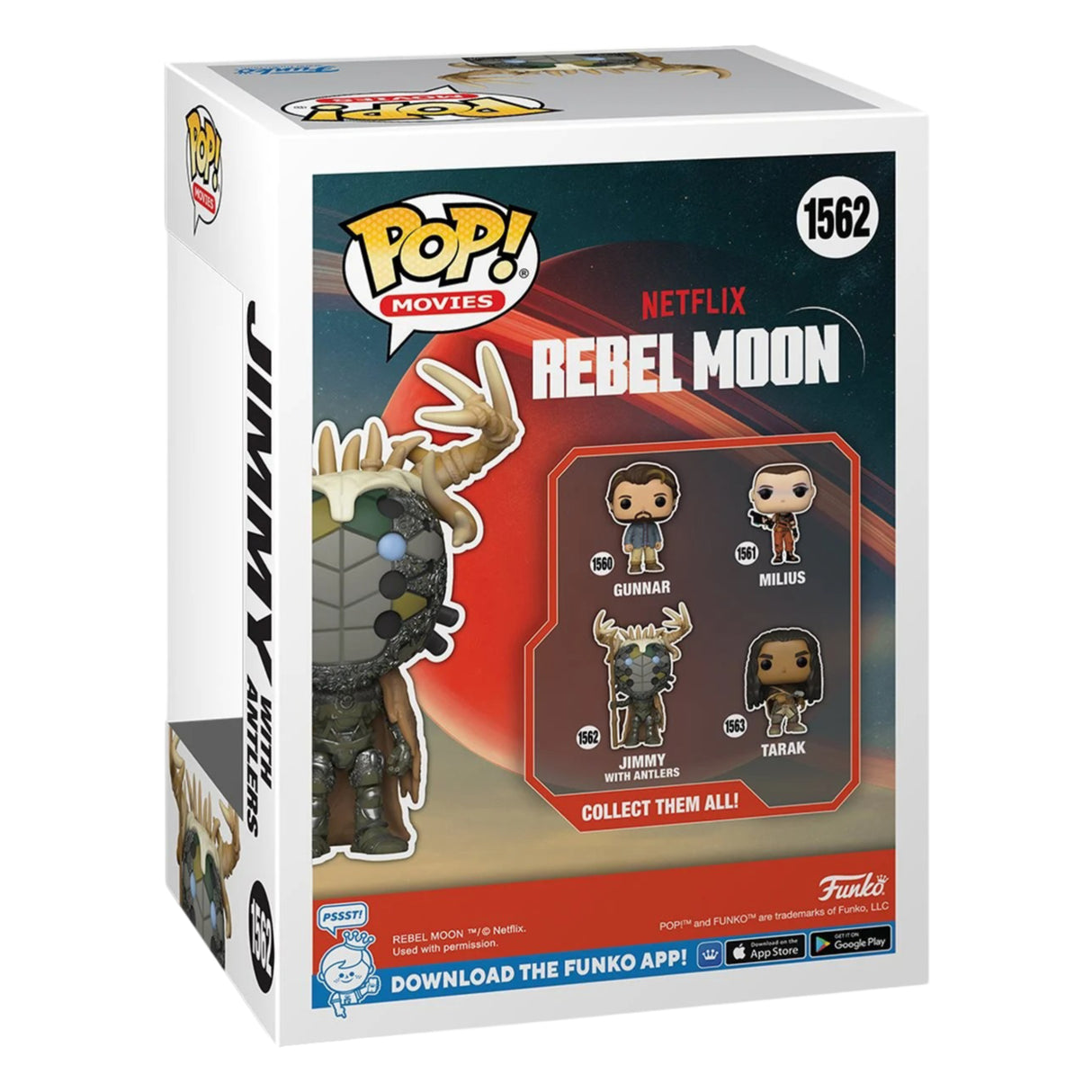 Rebel Moon Jimmy with Antlers (Wave 2) Funko Pop! Vinyl FIgure #1562