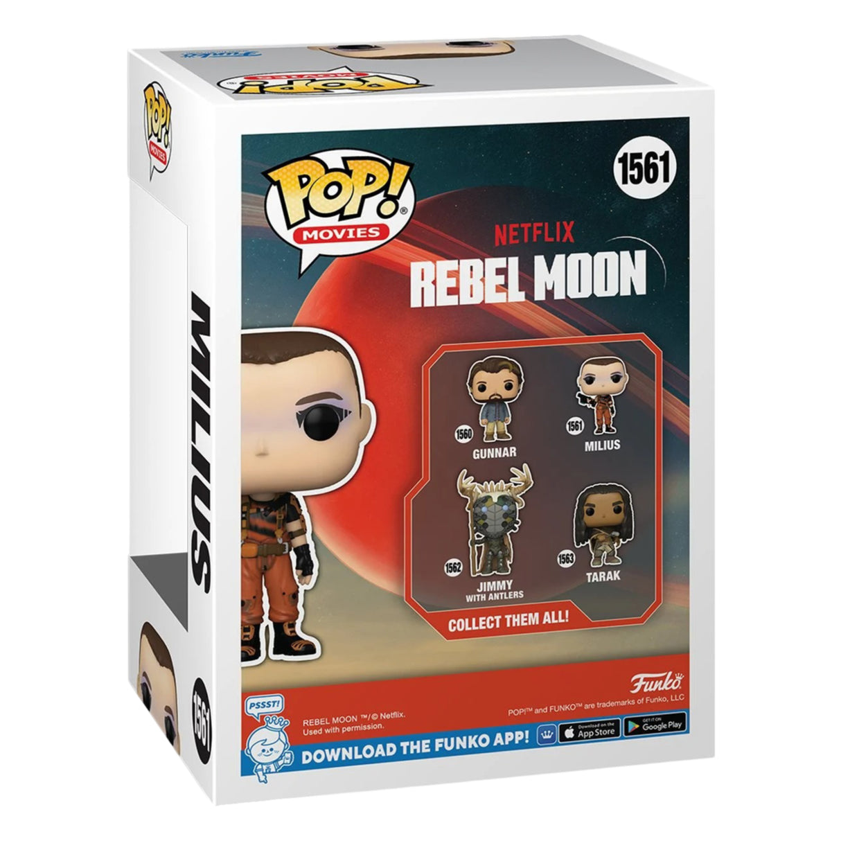 Rebel Moon Milius (Wave 2) Funko Pop! Vinyl FIgure #1561