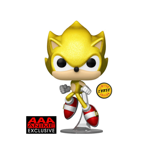Sonic the Hedgehog Super Sonic Funko Pop! Vinyl Figure #923 - AAA Anime Exclusive - Chase