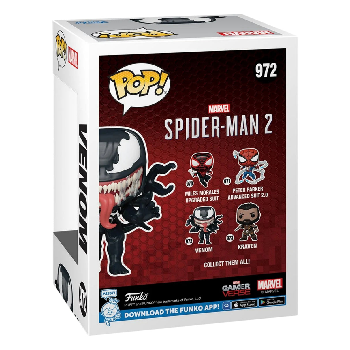 Spider-Man 2 Game Venom Funko Pop! Vinyl Figure #972