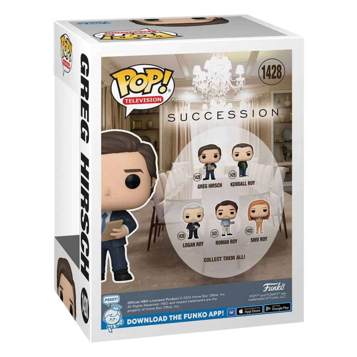 Succession Greg Hirsch Funko Pop! Television Vinyl Figure #1428