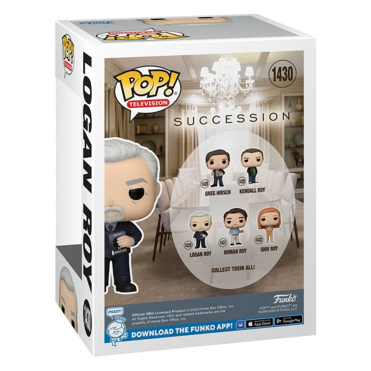 Succession Logan Roy Funko Pop! Television Vinyl Figure #1430