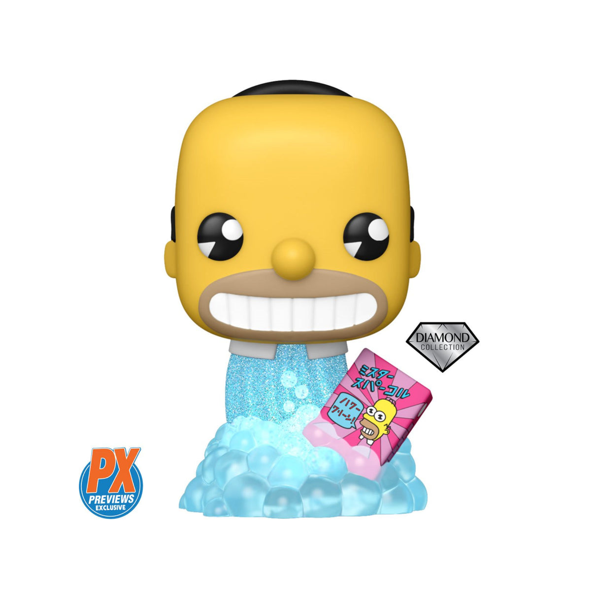 The Simpsons Mr. Sparkle Diamond Glitter Funko Pop! Vinyl Figure #1465 - Previews Exclusive