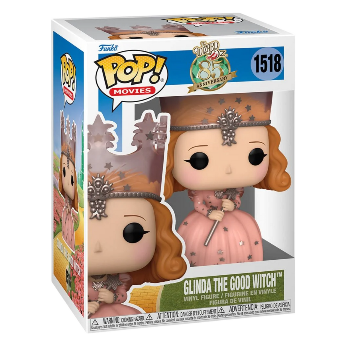 ¡El Mago de Oz 85 Aniversario Glinda la Bruja Buena Funko Pop! Figura de vinilo n.° 1518