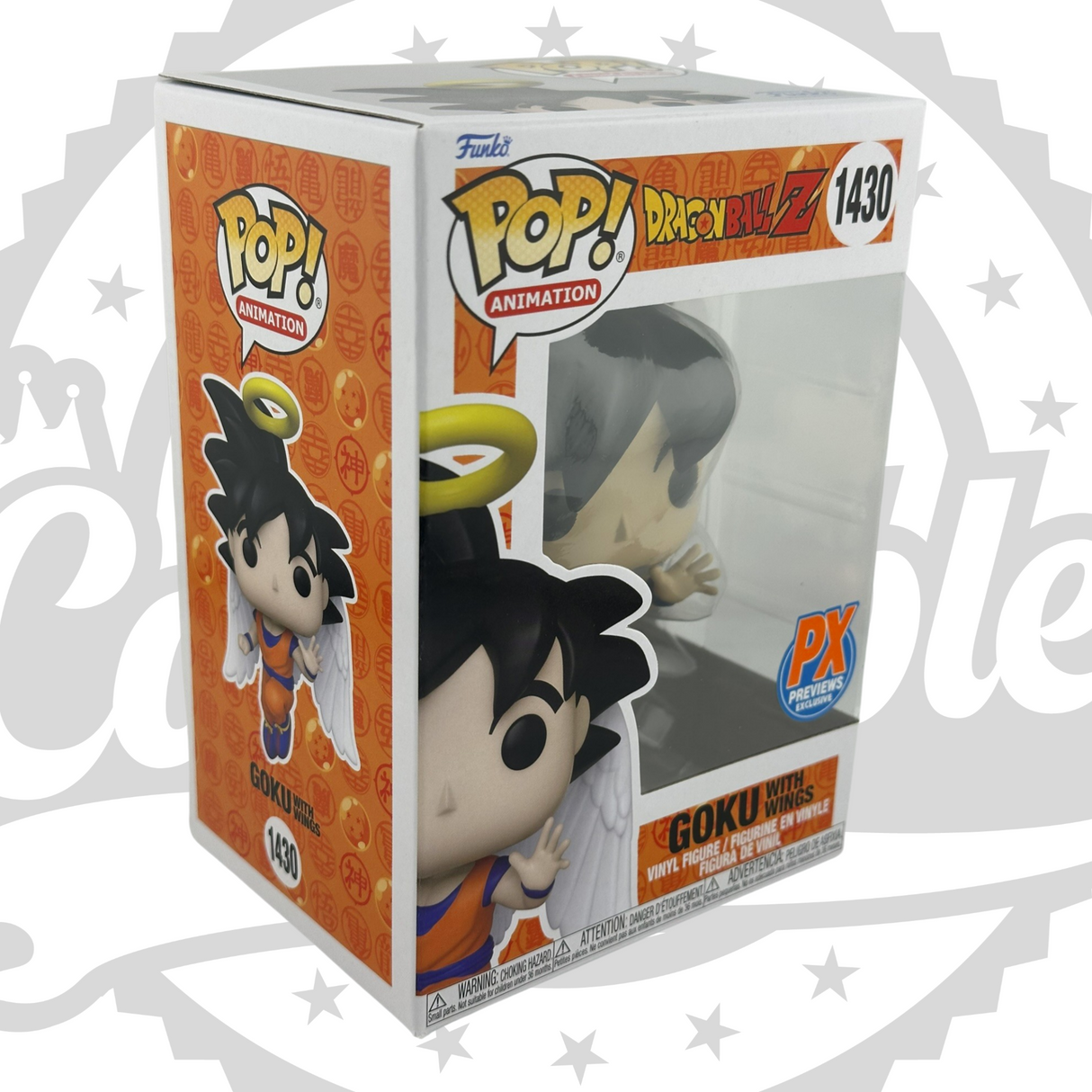 Dragon Ball Z: Goku con Alas Funko Pop! Figura de vinilo de animación n.° 1430, avances exclusivos de PX