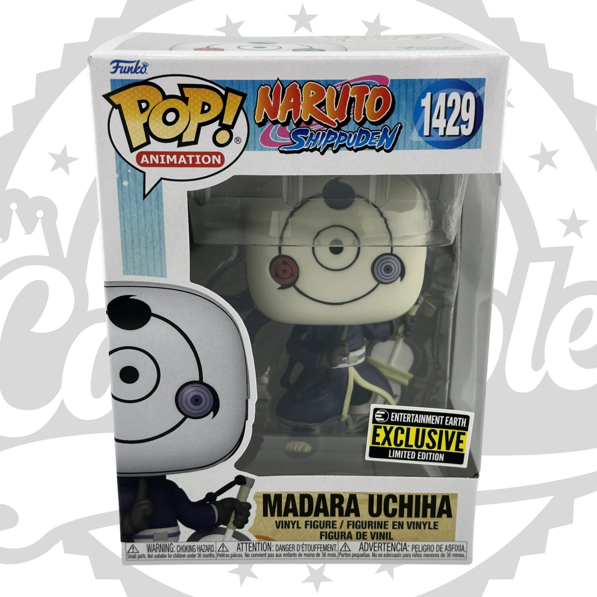 Naruto Shippuden: Madara Uchiha Funko Pop! Figura de vinilo n.° 1429, exclusiva de Entertainment Earth