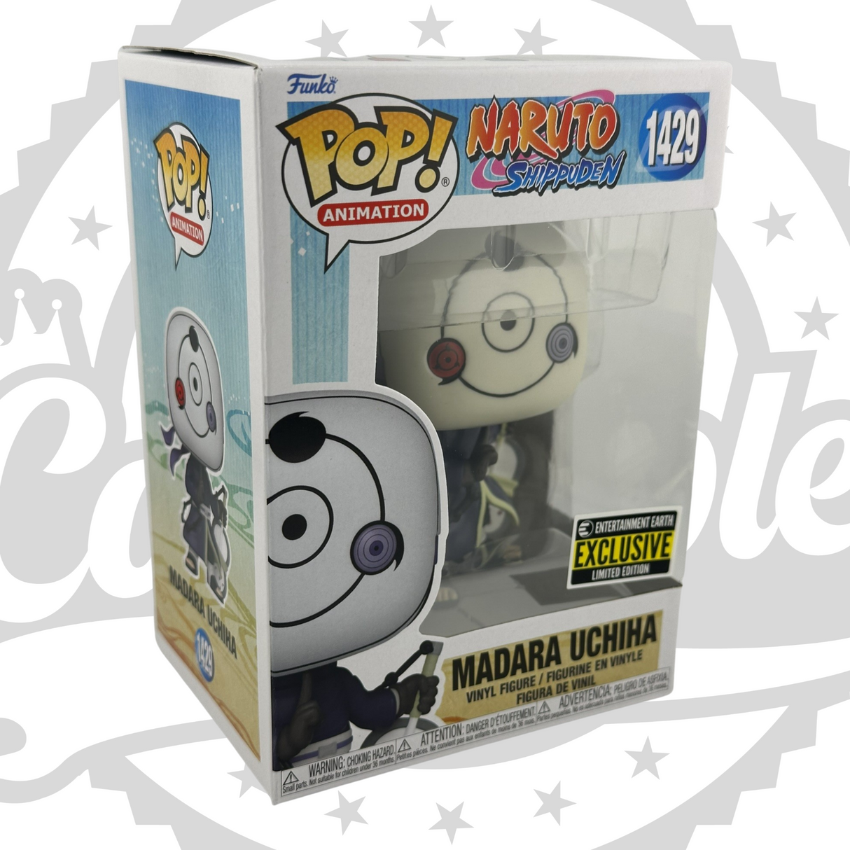 Naruto Shippuden: Madara Uchiha Funko Pop! Figura de vinilo n.° 1429, exclusiva de Entertainment Earth