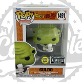 Dragon Ball Z: Guldo Funko Pop! Figura de vinilo n.° 1491, que brilla en la oscuridad, exclusiva de Entertainment Earth